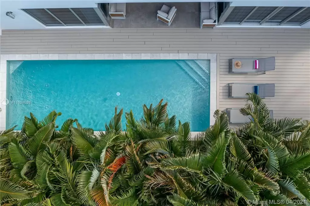 Sunny Isles Beach residence at dusk